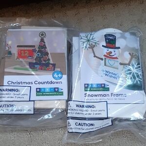 Lowe's DIY Christmas Countdown And Snowman Frame